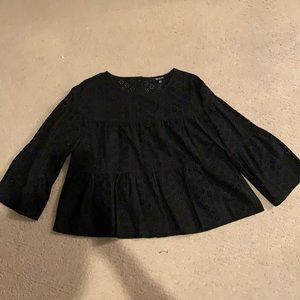 Madewell eyelet blouse xxs NWT